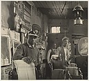 Barber Shop Interior, Atlanta, Georgia, Peter Sekaer  American, born Denmark, Gelatin silver print
