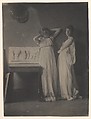 Two Pupils in Greek Dress, Thomas Eakins  American, Platinum print