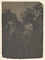 [Nude Men in the Garden], Thomas Eakins  American, Platinum print
