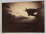 Étude de nuages, Gustave Le Gray French, Albumen silver print from glass negatives