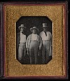 [Three Planters], Unknown (American), Daguerreotype
