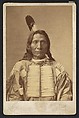 Maȟpíya Lúta (Red Cloud), Charles Milton Bell (American, 1848–1893), Albumen silver print from glass negative