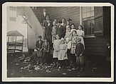 The Morning Attendance at the Mill School, Huntsville, Alabama, Lewis Hine (American, 1874–1940), Gelatin silver print