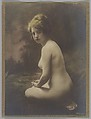 Nude, Charles W. Gilhousen  American, Gelatin silver print with applied color