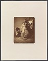 [Nude Before a Mirror], Attributed to Bruno Braquehais (French, 1823–1875), Albumen silver print from glass negative
