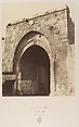 Jérusalem. Porte de Damas (Bab-el-Ahmoud), Louis de Clercq French, Albumen silver print from paper negative