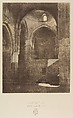 Jérusalem. Intérieur de l'Église Ste Anne., Louis de Clercq  French, Albumen silver print from paper negative