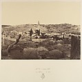 Jérusalem. Tour Antonia et Environs, Louis de Clercq  French, Albumen silver print from paper negative