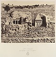 Jérusalem. Tombeaux de St Jacques et de Zacharie, Louis de Clercq  French, Albumen silver print from paper negative