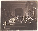 The Refectory of the Imperial Asylum at Vincennes, Charles Nègre  French, Salted paper print from glass negative
