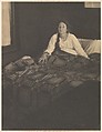 Morning–The Coverlet, Clarence H. White  American, Platinum print
