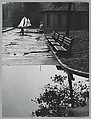 East Walk of Conservatory Pond, Central Park, André Kertész American, born Hungary, Gelatin silver print