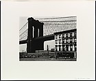 Brooklyn Bridge, Brett Weston (American, Los Angeles, California 1911–1993 Kona, Hawaii), Gelatin silver print