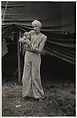 The Man Who Swallows Razor Blades, Hagerstown, Md., Diane Arbus American, Gelatin silver print