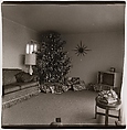 Xmas tree in a living room in Levittown, L.I., Diane Arbus American, Gelatin silver print