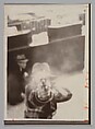 [Bank Robber Aiming at Security Camera, Cleveland, Ohio], United Press International (American), Gelatin silver print