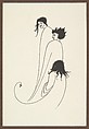Grotesques by Aubrey Beardsley. Facsimile Platinum Prints by Frederick H. Evans from the Twelve Original Drawings in His Collection with a Portrait Frontispiece, Frederick H. Evans (British, London 1853–1943 London), Platinum prints