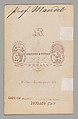 [Charles Mandel], Loescher &amp; Petsch (German, active ca. 1860–90), Albumen silver print