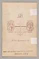 Carl Becker, Loescher & Petsch (German, active ca. 1860–90), Albumen silver print
