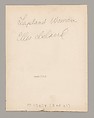 [Sami Woman from Finland, Ellis Island, New York], Augustus Frederick Sherman (American, Lynn, Pennsylvania 1865–1925 New York), Gelatin silver print