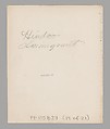 [Hindu Man, Ellis Island, New York], Augustus Frederick Sherman (American, Lynn, Pennsylvania 1865–1925 New York), Gelatin silver print