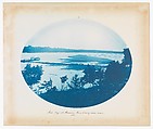 No. 34. From Bluffs at Merrimac, Minnesota Looking Down Stream, Henry P. Bosse American, born Germany, Cyanotype
