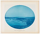 No. 21. Rocks and Dam below Frenchmans Bar (Low Water), Henry P. Bosse American, born Germany, Cyanotype