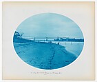 No. 185. Chicago, Milwaukee & St. Paul Rail Road Bridge at Hasting, Minnesota, Henry P. Bosse American, born Germany, Cyanotype