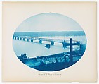 No. 207. Wabash Rail Road Bridge at Keokuk, Iowa, Henry P. Bosse American, born Germany, Cyanotype