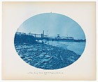 No. 199. Draw Span of Chicago & North Western Rail Road Bridge at Clinton, Iowa, Henry P. Bosse American, born Germany, Cyanotype