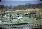 [Views from the Train, for the Series "Along the Right of Way," Fortune Magazine, 1950], Walker Evans (American, St. Louis, Missouri 1903–1975 New Haven, Connecticut), Color film transparencies