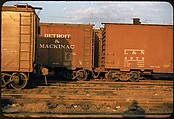 [155 Studies of Railroad Car Insiginias, For Fortune Article "Before They Disappear"], Walker Evans (American, St. Louis, Missouri 1903–1975 New Haven, Connecticut), Color film transparency