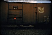 [155 Studies of Railroad Car Insiginias, For Fortune Article "Before They Disappear"], Walker Evans (American, St. Louis, Missouri 1903–1975 New Haven, Connecticut), Color film transparency