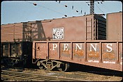 [155 Studies of Railroad Car Insiginias, For Fortune Article "Before They Disappear"], Walker Evans (American, St. Louis, Missouri 1903–1975 New Haven, Connecticut), Color film transparency