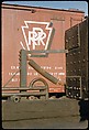 [155 Studies of Railroad Car Insiginias, For Fortune Article "Before They Disappear"], Walker Evans (American, St. Louis, Missouri 1903–1975 New Haven, Connecticut), Color film transparency