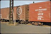 [155 Studies of Railroad Car Insiginias, For Fortune Article "Before They Disappear"], Walker Evans (American, St. Louis, Missouri 1903–1975 New Haven, Connecticut), Color film transparency