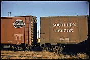 [155 Studies of Railroad Car Insiginias, For Fortune Article "Before They Disappear"], Walker Evans (American, St. Louis, Missouri 1903–1975 New Haven, Connecticut), Color film transparency