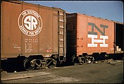 [155 Studies of Railroad Car Insiginias, For Fortune Article "Before They Disappear"], Walker Evans (American, St. Louis, Missouri 1903–1975 New Haven, Connecticut), Color film transparency