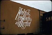 [155 Studies of Railroad Car Insiginias, For Fortune Article "Before They Disappear"], Walker Evans (American, St. Louis, Missouri 1903–1975 New Haven, Connecticut), Color film transparency
