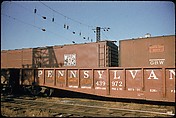 [155 Studies of Railroad Car Insiginias, For Fortune Article "Before They Disappear"], Walker Evans (American, St. Louis, Missouri 1903–1975 New Haven, Connecticut), Color film transparency