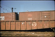 [155 Studies of Railroad Car Insiginias, For Fortune Article "Before They Disappear"], Walker Evans (American, St. Louis, Missouri 1903–1975 New Haven, Connecticut), Color film transparency