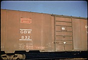 [155 Studies of Railroad Car Insiginias, For Fortune Article "Before They Disappear"], Walker Evans (American, St. Louis, Missouri 1903–1975 New Haven, Connecticut), Color film transparency