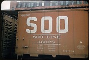 [155 Studies of Railroad Car Insiginias, For Fortune Article "Before They Disappear"], Walker Evans (American, St. Louis, Missouri 1903–1975 New Haven, Connecticut), Color film transparency