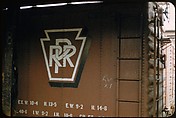 [155 Studies of Railroad Car Insiginias, For Fortune Article "Before They Disappear"], Walker Evans (American, St. Louis, Missouri 1903–1975 New Haven, Connecticut), Color film transparency