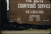 [155 Studies of Railroad Car Insiginias, For Fortune Article "Before They Disappear"], Walker Evans (American, St. Louis, Missouri 1903–1975 New Haven, Connecticut), Color film transparency