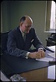 [68 Portraits of M. J. Rathbone of Jersey Standard Oil, for Fortune Business Executive Profile], Walker Evans (American, St. Louis, Missouri 1903–1975 New Haven, Connecticut), Color film transparency