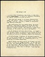 [Four-Page Translation of Charles Baudelaire's Prose Poem, 