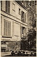 [View of Courtyard at  5, rue de la Santé, Paris, Showing Walker Evans' Room], Walker Evans  American, Gelatin silver print