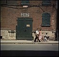 [227 Views of Buildings and Brooklyn Bridge for Fortune Article "On the Waterfront"], Walker Evans (American, St. Louis, Missouri 1903–1975 New Haven, Connecticut), Color film transparency