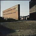 [227 Views of Buildings and Brooklyn Bridge for Fortune Article "On the Waterfront"], Walker Evans (American, St. Louis, Missouri 1903–1975 New Haven, Connecticut), Color film transparency